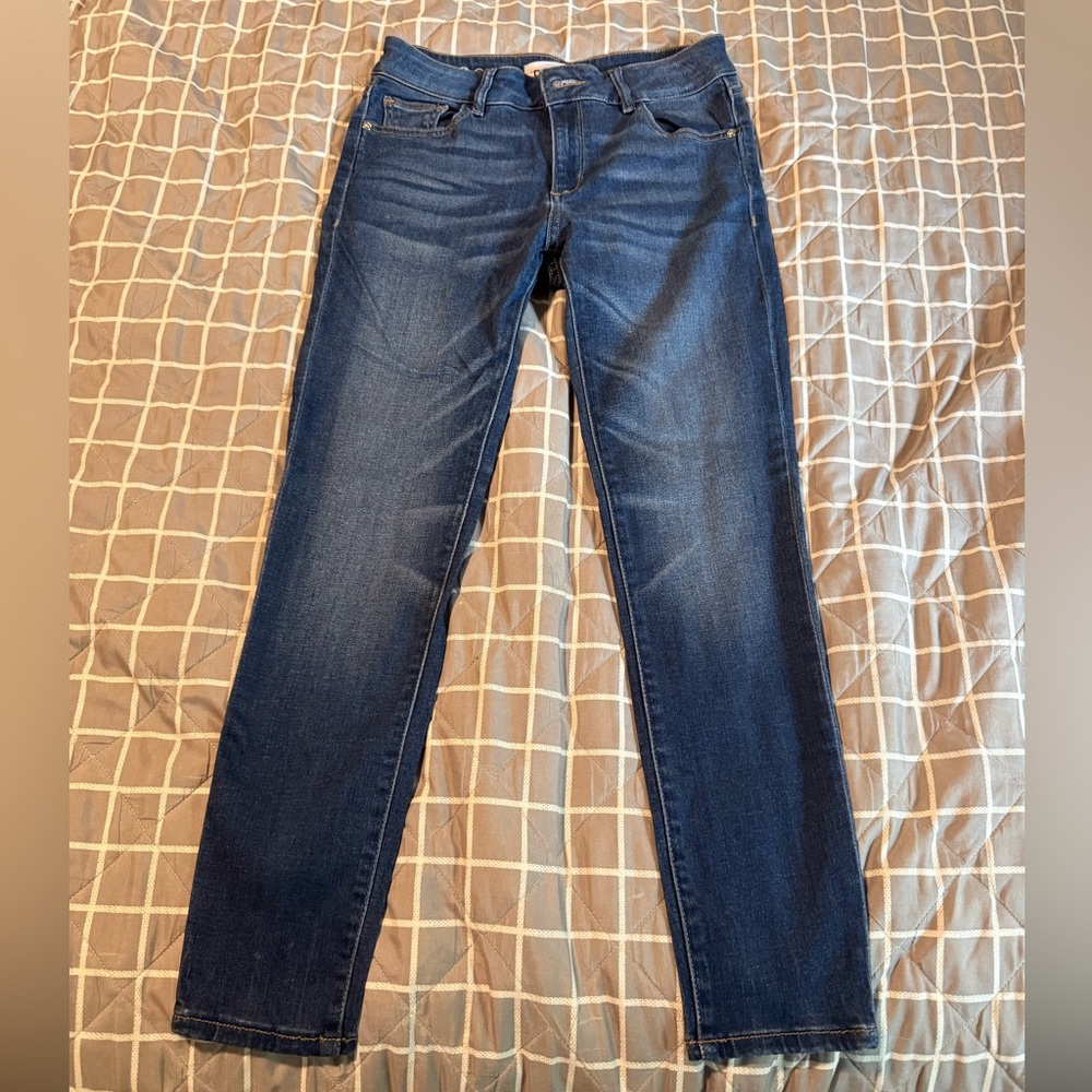 DL1961 Florence Instasculpt Cropped Jeans Size 26 Medium Wash Skinny